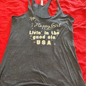 Next Level Apparel Charcoal Tank Top